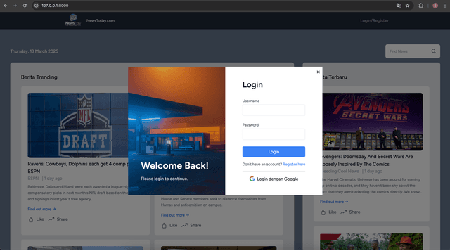 Portal berita - NewsToday.com